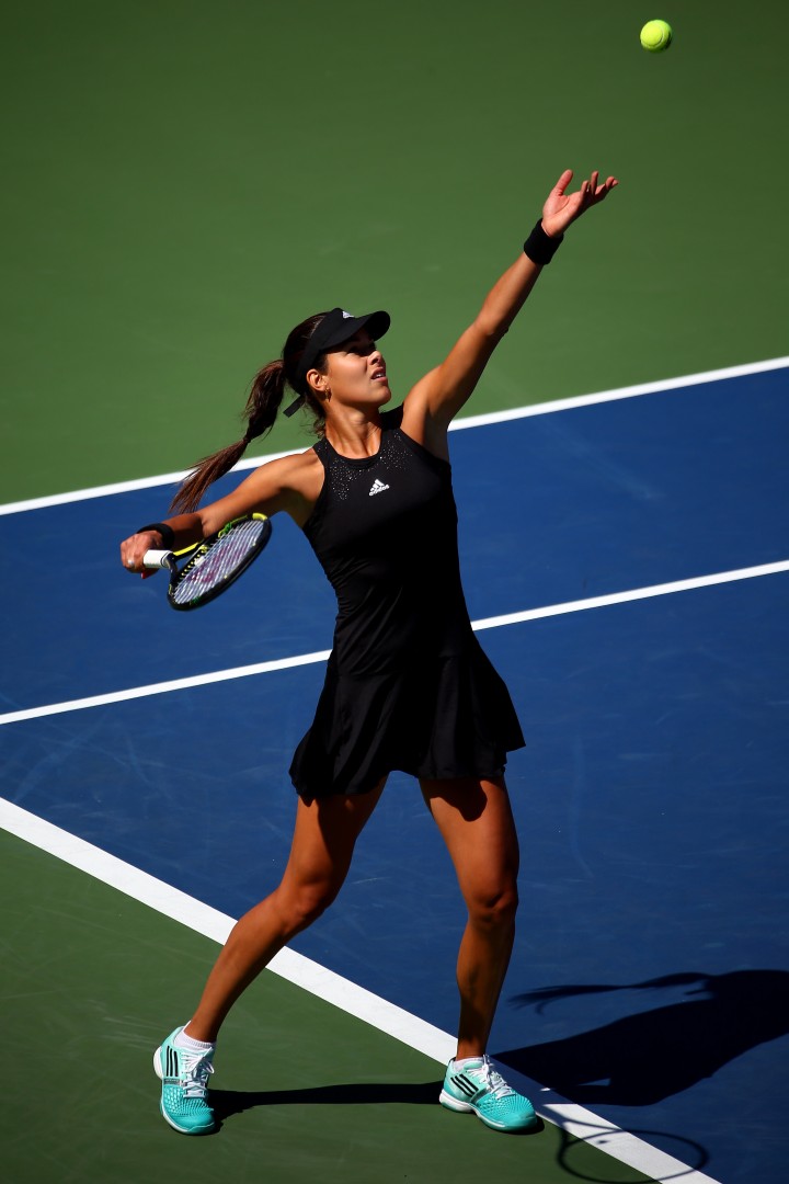 ana ivanovic blue dress Birmingham semis 2014